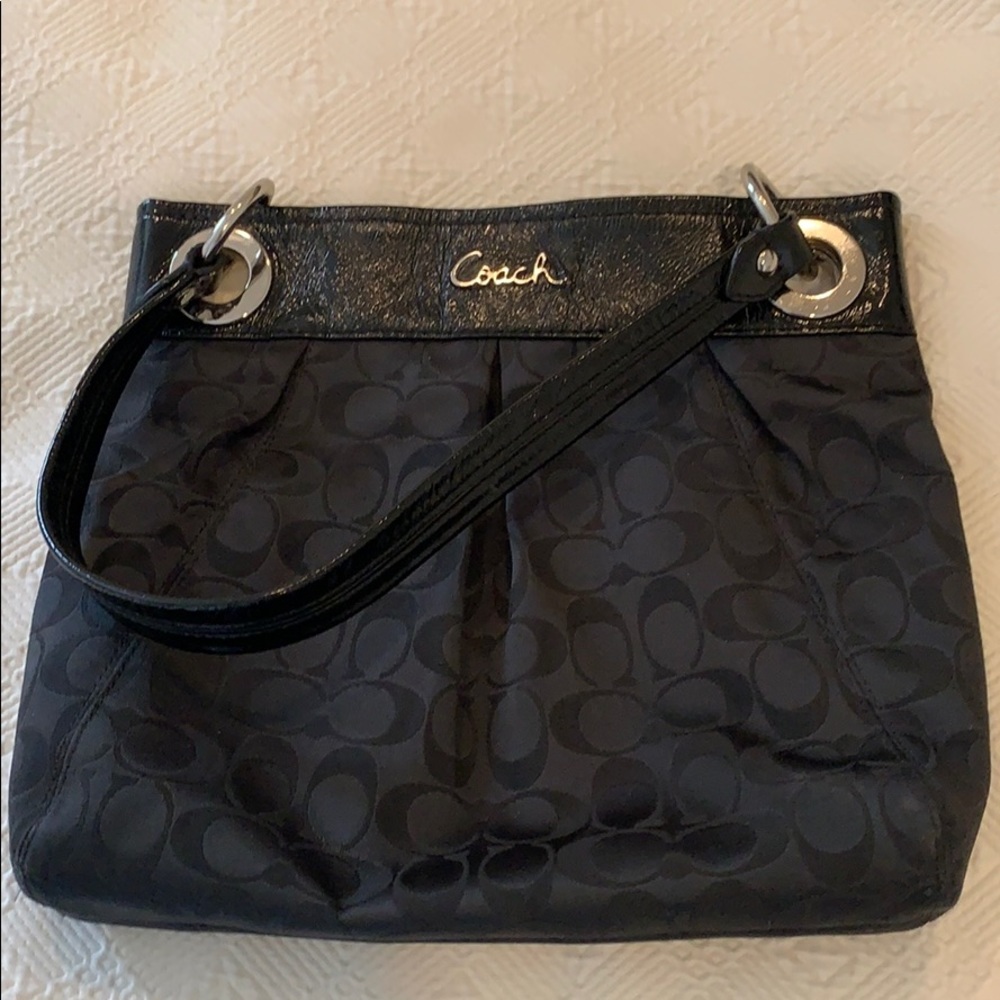 Over the shoulder Coach purse